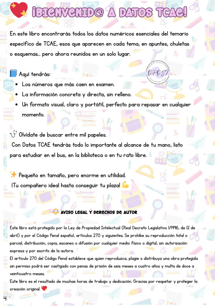 Datos TCAE