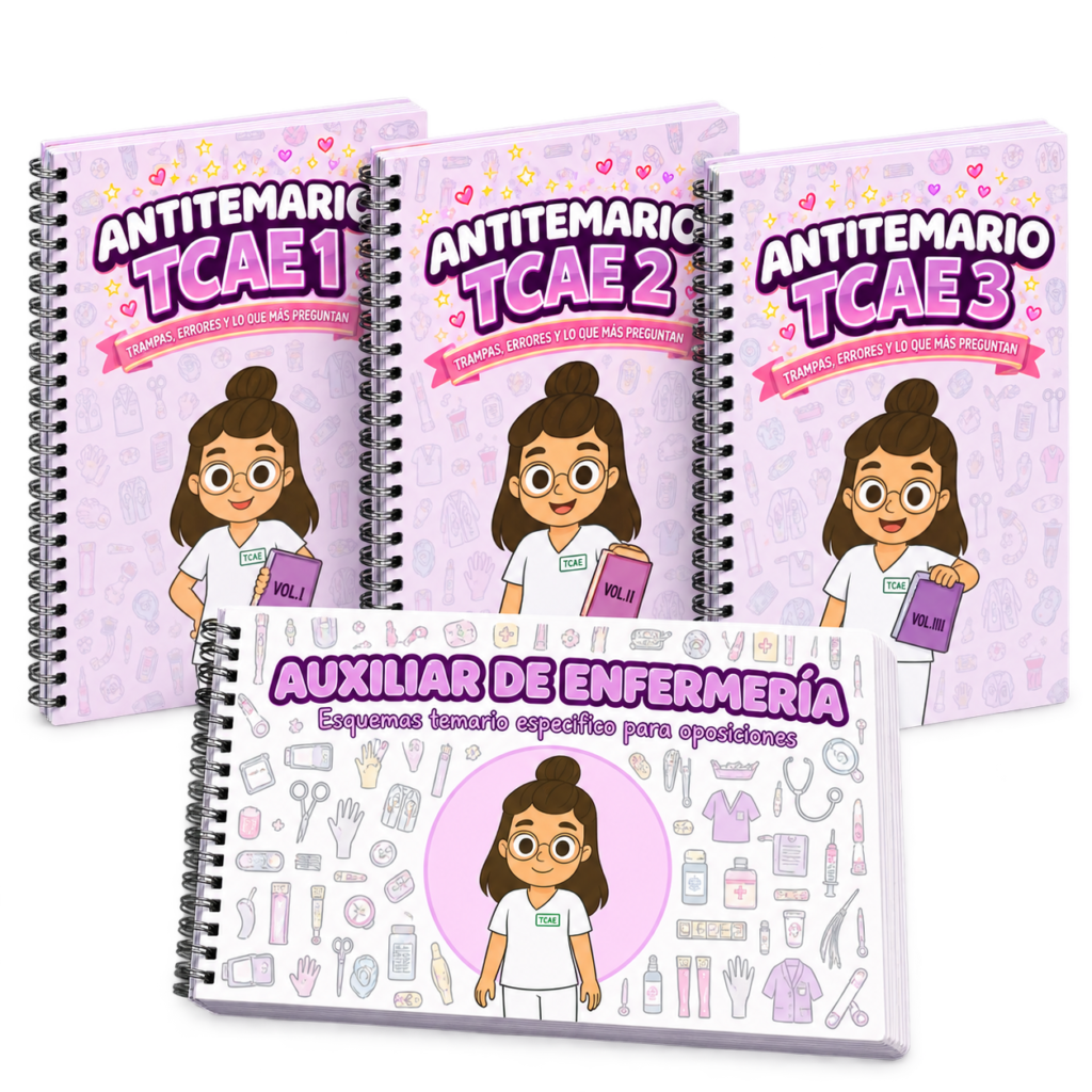 Pack Antitemarios + libro de esquemas TCAE