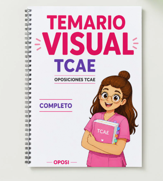 Temario Visual TCAE - Completo ( 3 en 1), Impreso