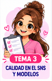 Tema 3 – Calidad en el SNS y modelos | TCAE PDF